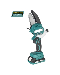 Купить Бесщеточная аккумуляторная цепная пила MINLI 50мм 7m/s Li-ion 18Vx2 / DC32004B-2.0A  в E-mobi