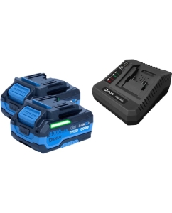 Купить Набор DCUT 2*4Ач DABA0421 + ЗУ DCBA0421, огнестойкий корпус, звуковая световая идикация, контроль ячеек, защит: раз DABA0421-Set-SP2 в E-mobi