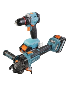 Купить Набор аккумуляторного инструмента Sturm CAG18125BLE+CD1860BL в E-mobi