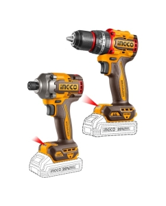 Купить Набор аккумуляторного инструмента INGCO 20В 2 шт INDUSTRIAL CKLI20277 в E-mobi