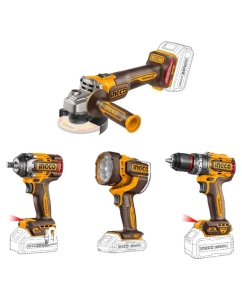 Купить Набор аккумуляторного инструмента INDUSTRIAL 4 шт 20В INGCO COSLI241292 в E-mobi