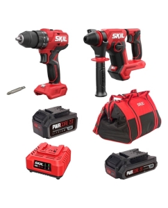 Купить Аккумуляторная ударная дрель-шуруповерт SKIL HD6280+ RH1790 + набор SC0060+BY5197 +BG4127+  BY5196 9-1-035 в E-mobi