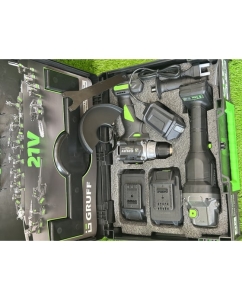 Купить Набор 2 в 1 Шуруповерт + УШМ GRUFF GF 21-125  в E-mobi