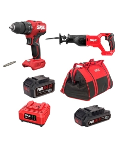 Купить Аккумуляторная ударная дрель-шуруповерт SKIL HD6280+ RS5870 + набор SC0060+BY5197 +BG4127+  BY5196 9-1-037 в E-mobi