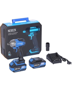 Купить Гайковерт аккумуляторный NORDBERG 1/2, 21В, 500 Нм с двумя 4A аккум. и зар. уст-вом, в кейсе NE802K в E-mobi