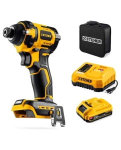 Купить Бесщеточный ударный винтоверт STEHER 20 В, 180 Н·м, 1 АКБ LMS (2 А·ч), сумка CSB-180-21 в E-mobi