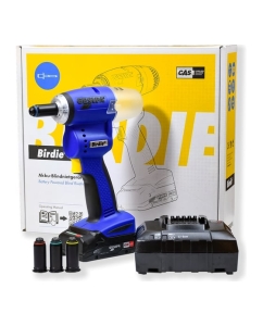 Купить Заклепочник Gesipa Birdie, 1 аккумулятор, картон. коробка М00021445  в E-mobi