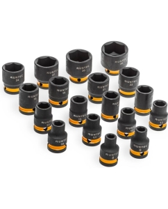 Купить Набор с пневмогайковертом RUNTEC ударными головками и аксессуарами 1/2, 8-32 мм, CrMo в ложементе EVA, 53 предмета RT-ISPE53F  в E-mobi