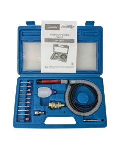 Купить Пневматический гравер Redbo RP-7819 3 мм, 57л.мин. гибкий вал, комплект насадок 10шт, лубрикатор 38829  в E-mobi