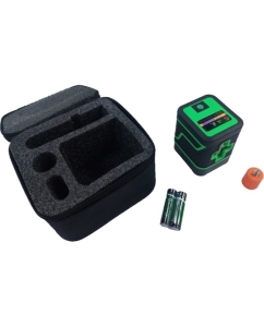 Купить Линейный лазерный нивелир TOOLAS куб 2 луча зеленый луч 00000014062  в E-mobi