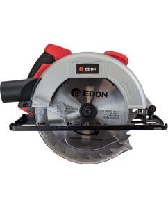 Купить Пила дисковая электрическая EDON CS-185/1400 (1400Вт;185х20х2.4х24Т; 6000об/мин; 62мм; 48мм) 42303 в E-mobi