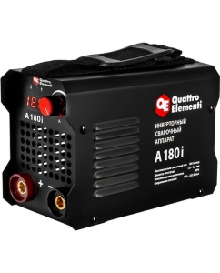 Купить Аппарат электродной сварки QUATTRO ELEMENTI A 180i (180 А, электроды до 4.0 мм, дисплей) 922-586 в E-mobi