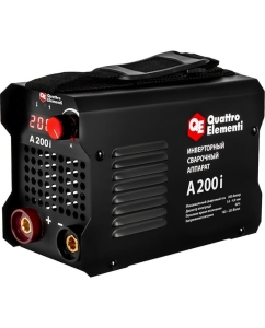 Купить Аппарат электродной сварки QUATTRO ELEMENTIA 200i 200 А, электроды до 4.0 мм, дисплей 922-593 в E-mobi