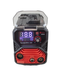 Купить Сварочный инверторный полуавтомат EDON ПрофиMIG-185 (MIG (FCAW) 50-185A 0.8-1 мм, MMA 20-185A, 2-4 мм, большой дисплей, катушка с п 25071  в E-mobi