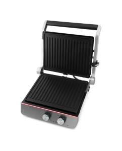 Купить Электрогриль DOMFY Metal DSM-EG502 серебристый; черный в E-mobi
