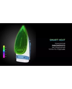 Купить Утюг Polaris PIR 2860AK 3m, белый/синий  в E-mobi