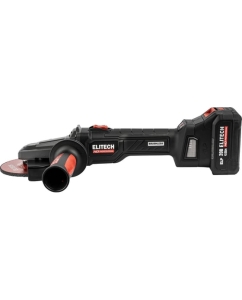 Купить Шлифмашина угловая аккумуляторная Elitech CAG 2012DSL (125мм,20В,2х4Ач,BL) HD 210319  в E-mobi