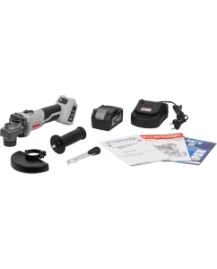 Купить Бесщеточная аккумуляторная угловая шлифмашина Интерскол УШМ-125/18ВЭ бLi-ion АПИ (кейс, 1 аккум. 4Ач, ЗУ) 684.4.1.70  в E-mobi