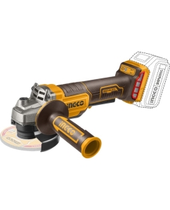 Купить Аккумуляторная угловая шлифовальная машина INGCO 20 В, 115/125 мм 1xАКБ 4.0 Ач и ЗУ кейс CAGLI2111561  в E-mobi