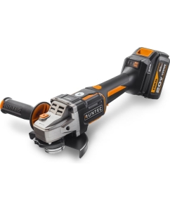 Купить Шлифмашина угловая Runtec аккумуляторная PRO 125 мм, 20В, 2х6Ач, 1600Вт RT-AG1600 в E-mobi