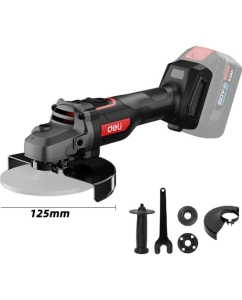 Купить Профессиональная бесщеточная угловая шлифмашина DELI аккумуляторная DE-JM20-2 (Без АКБ и ЗУ, 125мм, 3 скорости) 164321 в E-mobi