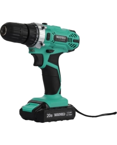 Купить Дрель аккумуляторная TRUSTFIELD (20В, 28Нм, БЗП 10мм, 2 ск., 0-350/0-1350об/мин, 1 акб 1,5Ач,ЗУ) ETCD-18.1.1 в E-mobi