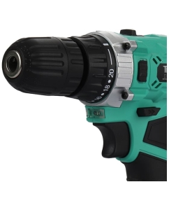 Купить Дрель аккумуляторная TRUSTFIELD (20В, 28Нм, БЗП 10мм, 2 ск., 0-350/0-1350об/мин, 1 акб 1,5Ач,ЗУ) ETCD-18.1.1  в E-mobi