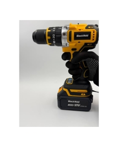 Купить Ударная бесщеточная аккумуляторная дрель-шуруповерт BlackWeld DZ16Y 4.0Ah 150159  в E-mobi