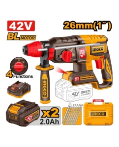 Купить Аккумуляторный перфоратор INGCO 42В 2,5 Дж, б/щ (4) INDUSTRIAL CRHLI422682  в E-mobi