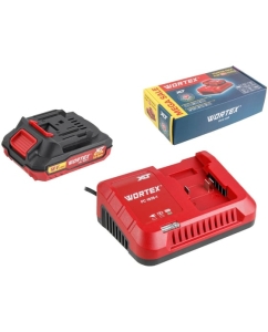 Купить Набор аккумулятор WORTEX 2 А*ч и зарядное устройство 1х2 А ALL1 XLT в кор. SET ЦЗ-0450365740 в E-mobi