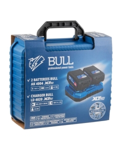 Купить Набор BULL 2х4 А*ч аккумулятор и зарядное устройство 2х4 А XLTpro в чемодане SET 2329062  в E-mobi