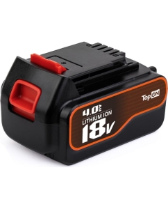 Купить Аккумулятор для электроинструмента Black &amp; Decker TopOn 18V 4.0Ah Li-Ion TOP-PTGD-BD-18-4.0-Li TOP-BD-18-4.0-Li  в E-mobi