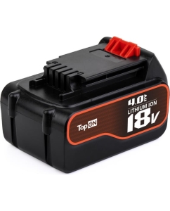 Купить Аккумулятор для электроинструмента Black &amp; Decker TopOn 18V 4.0Ah Li-Ion TOP-PTGD-BD-18-4.0-Li TOP-BD-18-4.0-Li  в E-mobi