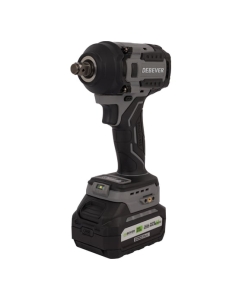 Купить Гайковерт аккумуляторный Debever бесщеточный, ударный, квадрат 1/2,550Nm, 20B; в компл. АКБ 4,0 а/ч; з/у 4,0 а/ч DBE-6345CKIT в E-mobi