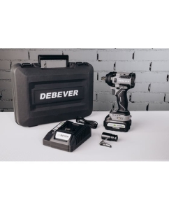 Купить Гайковерт аккумуляторный Debever бесщеточный, ударный, квадрат 1/2,550Nm, 20B; в компл. АКБ 4,0 а/ч; з/у 4,0 а/ч DBE-6345CKIT  в E-mobi