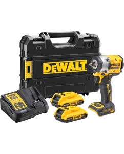 Купить Аккумуляторный бесщеточный гайковерт Dewalt 18 В, 610 Нм, 2500 об/мин, 3550 уд/мин, с 2 АКБ 2 Ач и ЗУ, в кейсе TSTAK, DCF921D2T DCF921D2T-QW в E-mobi