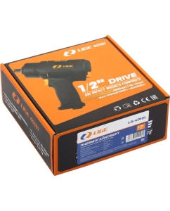 Купить Пневмогайковерт ударный LIGE 1/2 (рабочий диапозон 270-800Nm, max 1560Nm, 8500 об/мин, 6bar, 184 л/ LG-40101 308376  в E-mobi