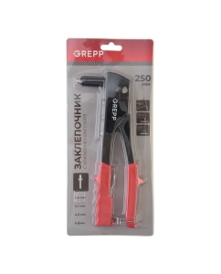 Купить Заклепочник GREPP 250 мм, заклепки 2.4; 3.2; 4.0; 4.8 мм /40 223-250 в E-mobi