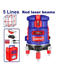 Купить Лазерный уровень (с красными лучами) EMTOP ESLE53001  в E-mobi