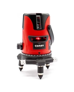 Купить Уровень лазерный СИЛАЧ 2 линии красные, кейс, самовыр. 3-5 сек. УЛК-2 (1/10) 026337 в E-mobi