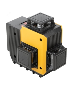 Купить Уровень лазерный самоуспокаивающийся аккумуляторный FIT Li-Ion, мультипризменный 3х360, зеленый луч, диапазон 20 м, кейс 18670 в E-mobi