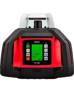 Купить Ротационный нивелир RGK ротационный, красный луч, 900м с приемником SP-508 с автоподстройкой 727212 в E-mobi