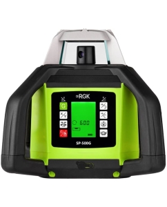 Купить Ротационный нивелир RGK SP-500G (ротационный / зеленый луч / 900м с приемником / АКБ) 727052 в E-mobi