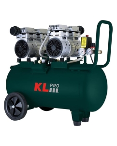 Купить Профессиональный бесшумный воздушный компрессор KLPRO (сеть, 1,5Квт, 8бар, 262л/мин, емкость 50л) 24625 KLK50S2 в E-mobi