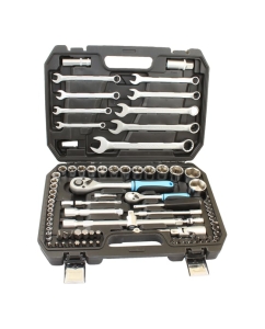 Купить Набор 82 предмета JS-B5082M торцевые головки 1/4-1/2, ключи, вставки CrV в кейсе CNIC 76380 в E-mobi