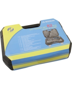 Купить Набор 82 предмета JS-B5082M торцевые головки 1/4-1/2, ключи, вставки CrV в кейсе CNIC 76380  в E-mobi