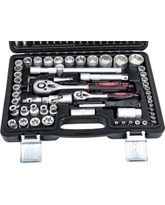 Купить Набор инструментов P.I.T. 108 предметов, 1/2" и 1/4", CrV MXT-108-SET  в E-mobi