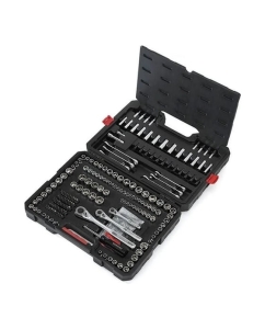 Купить Набор инструментов механика WORKPRO (трещотки PRO CR-V 1/4, 3/8, 1/2, CR-Mo, 45 зубов, метрический, дюймовый, S2-230 предметов , КЕЙС) WP202537  в E-mobi