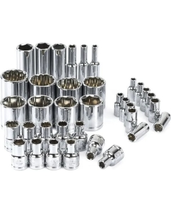 Купить Набор инструментов механика WORKPRO (трещотки PRO CR-V 1/4, 3/8, 1/2, CR-Mo, 45 зубов, метрический, дюймовый, S2-230 предметов , КЕЙС) WP202537  в E-mobi