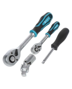 Купить Набор слесарных инструментов BARTEX 1/2, 1/4, 6-гранный, сталь, кейс, 82 пр 319901  в E-mobi